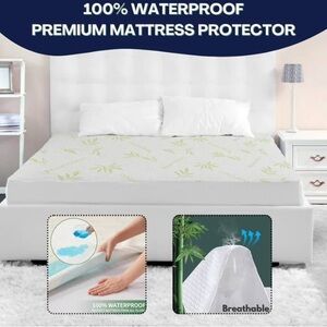 Cool Bamboo Mattress Encasement - Green